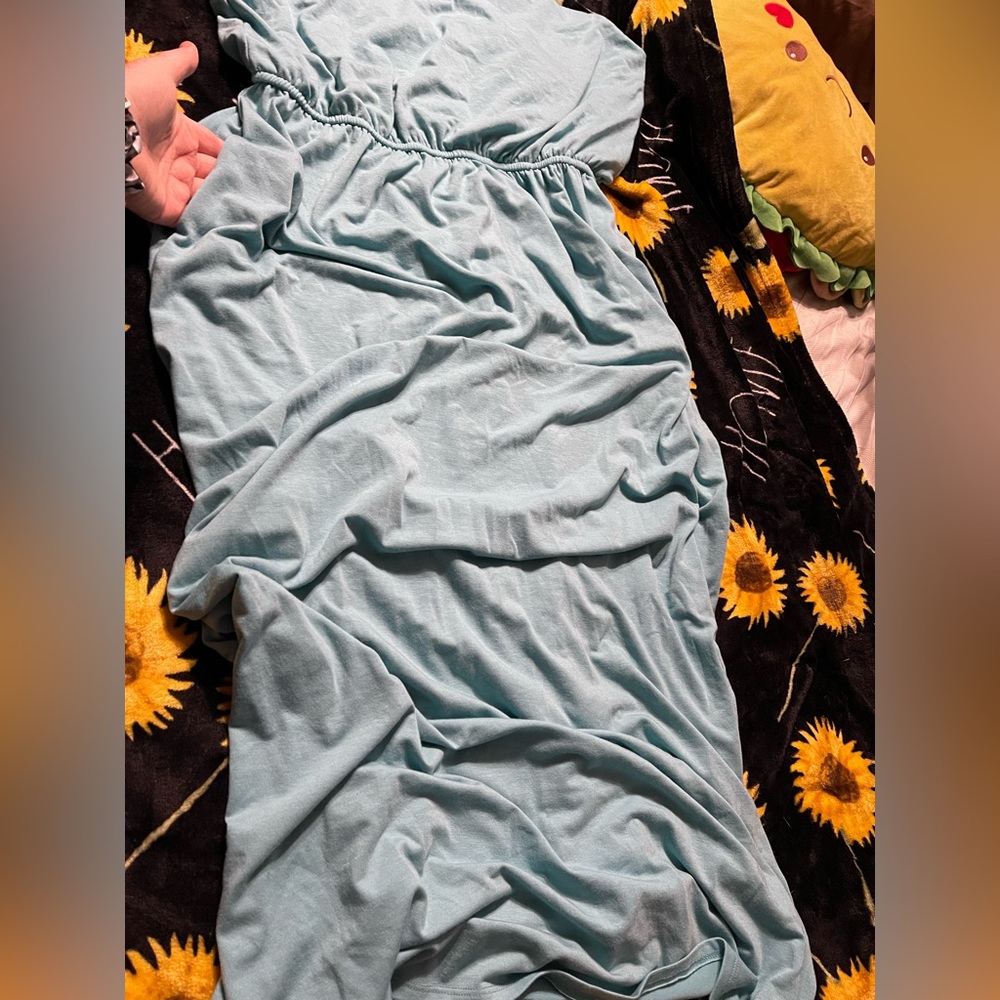 Teal maxi dress